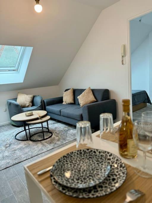 Superbe Appartement Tres Calme Et Confortable ランス エクステリア 写真